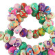 Polymer beads 8x6mm - Multicolour